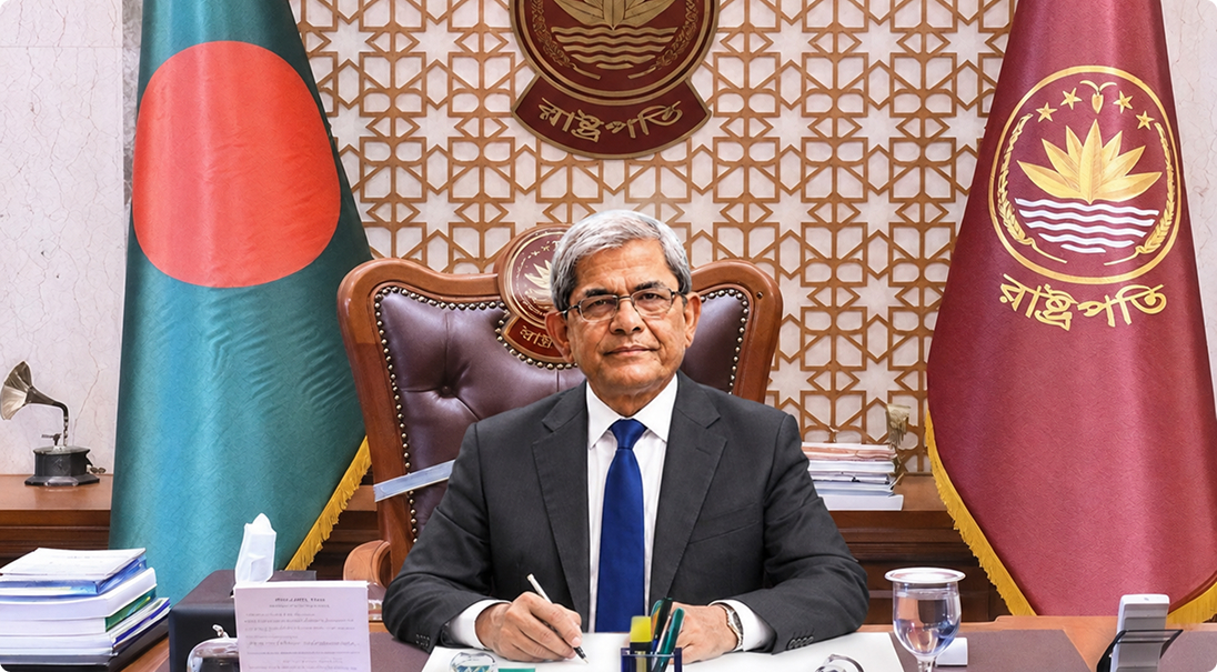 Portrait of His Excellency Mr. Mirza Fakhrul Islam Alamgir, Chancellor of RTM-AKTU