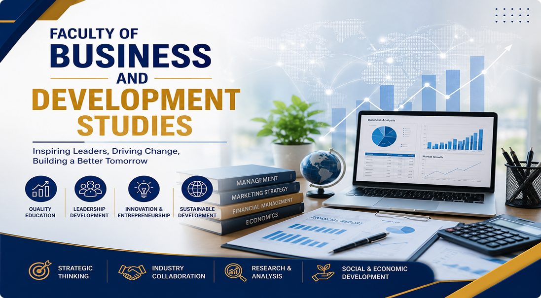 Faculty of Business and Development Studies banner